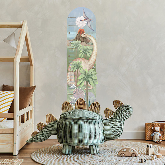 naklejki ścienne do pokoju dziecka MIARKA DINOZAURY- naklejka na ścianę