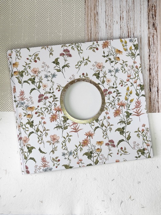 notatniki i albumy Album na zdjęcia Polne kwiaty biały