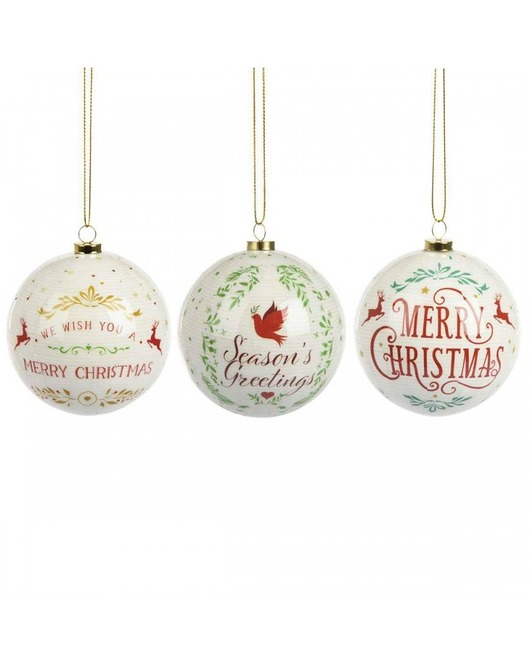 ozdoby choinkowe Bombka Choinkowa 40 szt. Merry Christmas