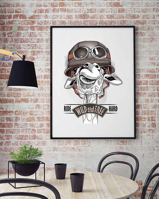 plakat. Freerider studioixi