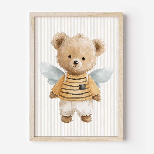 obrazy i plakaty do pokoju dziecięcego Plakat Na Ścianę Dla Dzieci Pszczółkowi Przyjaciele nr. 5