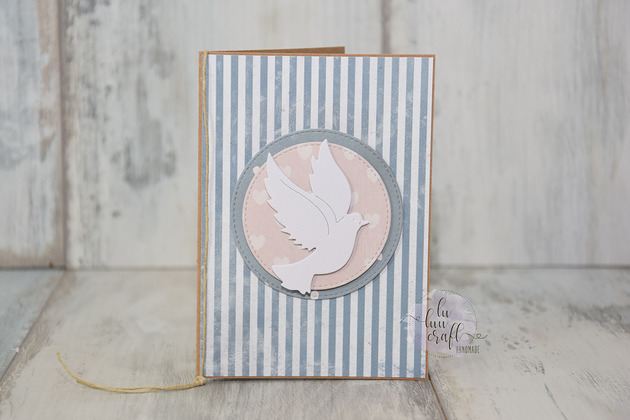 kartki scrapbooking Kartka na chrzest