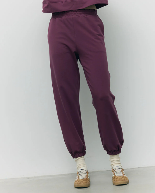 spodnie dresowe damskie Spodnie dresowe Sexy Joggers mauve wine