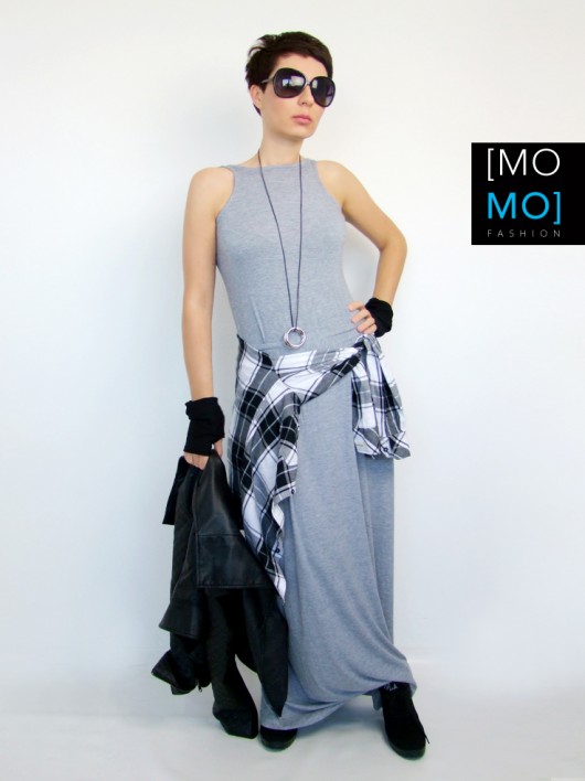 NOWOŚĆ Sukienka maxi basic by momo momo fashion