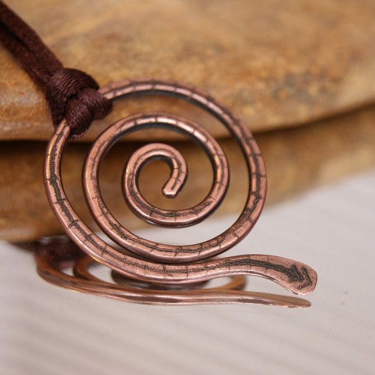Ślimaczek antyczny - copper strzałka SHEandHE