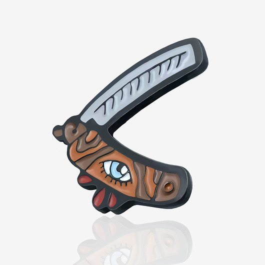 biżuteria męska Pins Brzytwa
