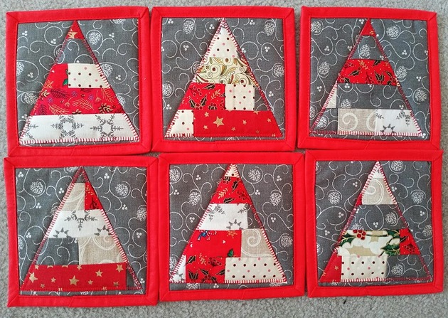 dekoracje świąteczne Świąteczne podkładki pod kubek, na stół