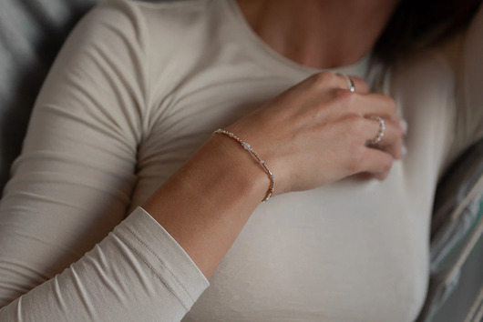 bransoletki z kamieni naturalnych Bransoletka Harmonia Selenit Kamień Słoneczny Jaspis