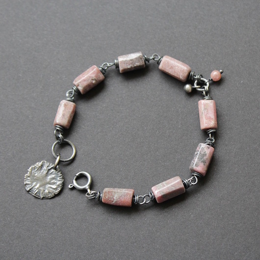 bransoletki z kamieni naturalnych Bransoletka Rodochrozyty