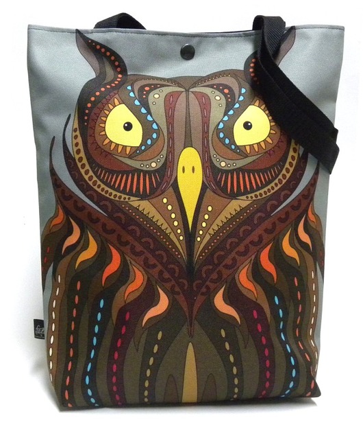 Duża torba z sową Gaul Designs