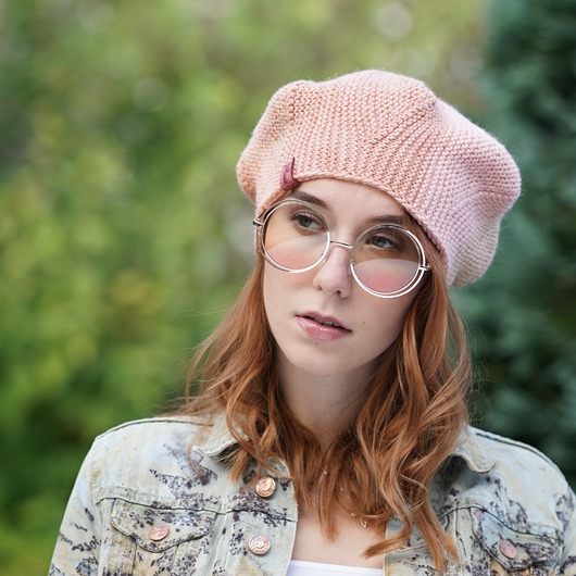 Beret z wełny i alpaki HERBE DESIGN