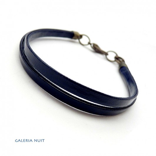 minimal - granatowa bransoletka galeria nuit