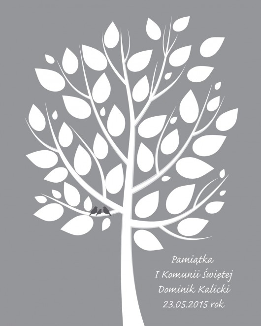 Pamiątka I Komunii Świętej plakat dla Dominika Pankmat