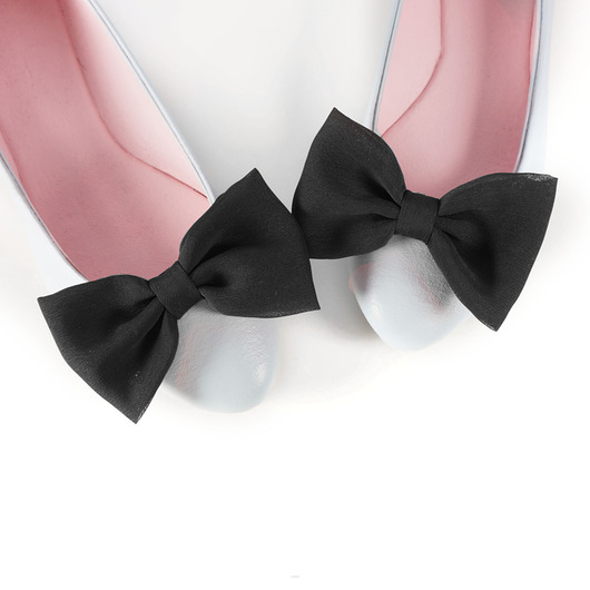 Klipsy do butów Coquet - Kokardy Black Bow Coquet