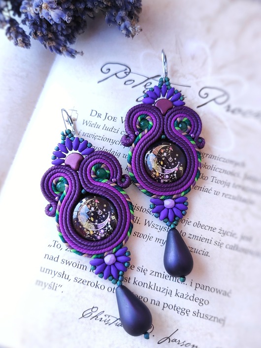 kolczyki soutache Witchy Vibes kolczyki sutasz