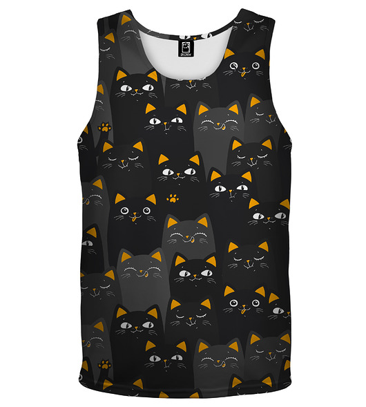 t-shirty męskie DR.CROW Bokserka Męska Cats Orange