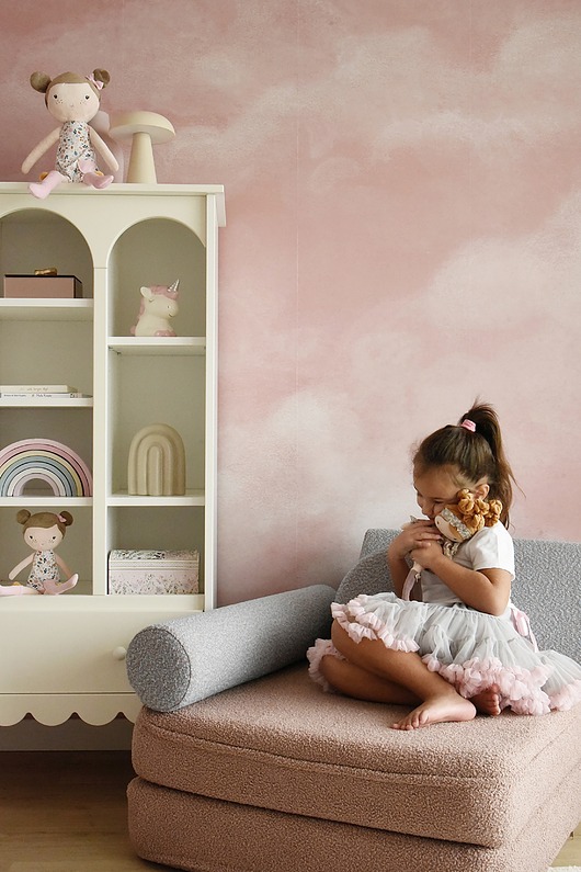 meble do pokoju dziecka Fotel Playlo Montesorri Różowy