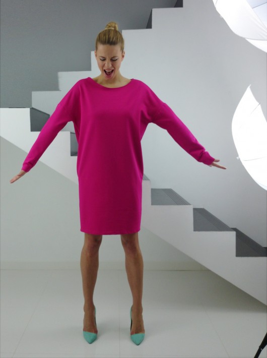 DRESICA amarant jersey dress YES TO DRESS