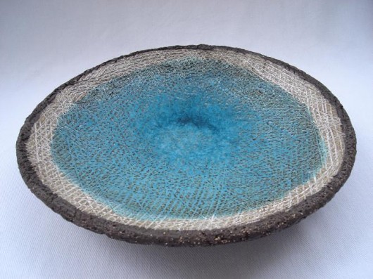 patera turkusowa pogodna pracownia ceramiczna