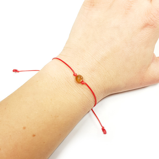 bransoletki z kamieni naturalnych Bransoletka szczęścia Golden Healer