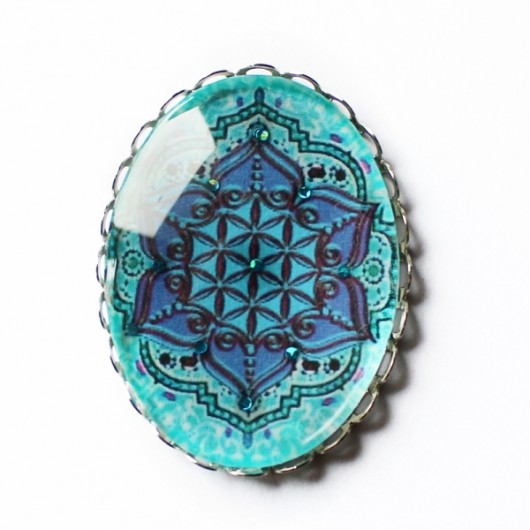 FLOWER OF LIFE broszka KEIT