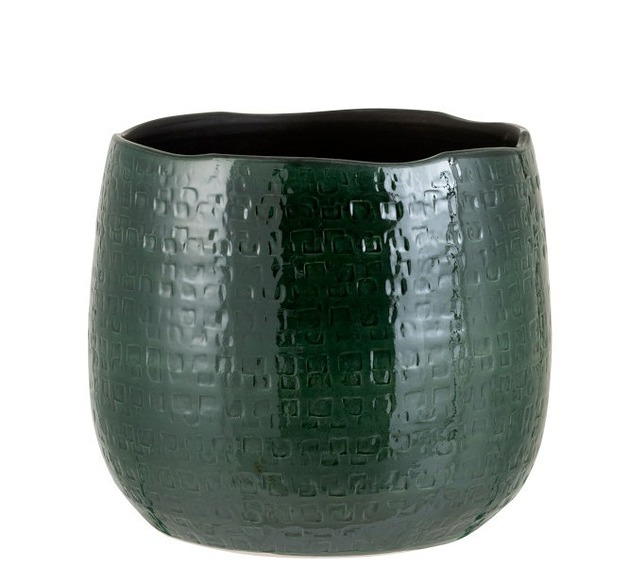 Doniczka,osłonka Pattern Green,26,5 cm Home Design