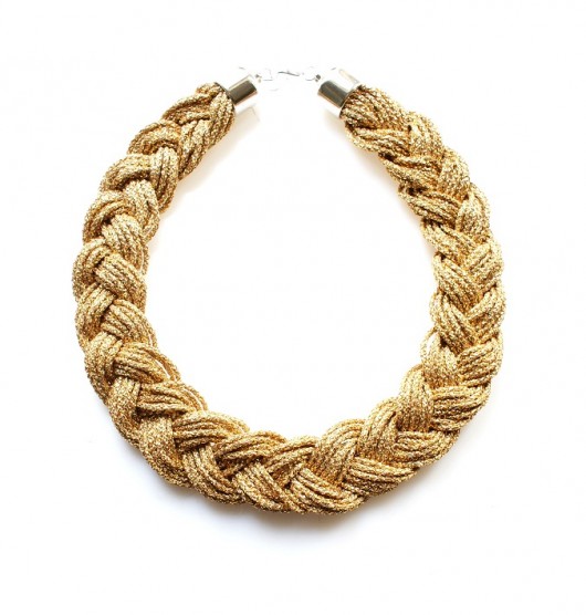 Golden Pigtail Republika jewelry