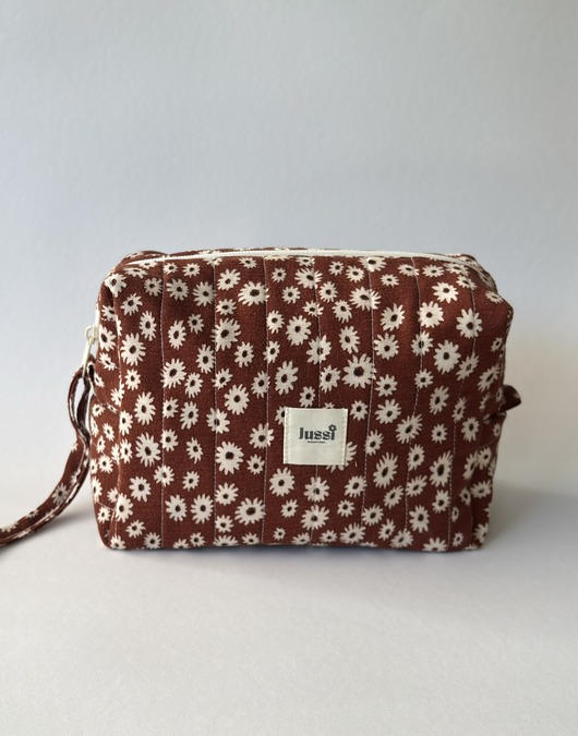 kosmetyczki Kosmetyczka Boxy Daisy Cocoa