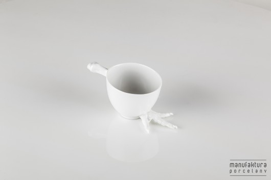 Filiżanka KUKURYKU - biała Manufaktura Porcelany