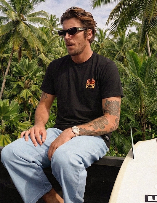 t-shirty męskie Koszulka Wake fire