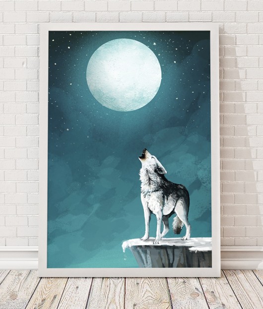 Obrazek A3 - Wilk Desihome
