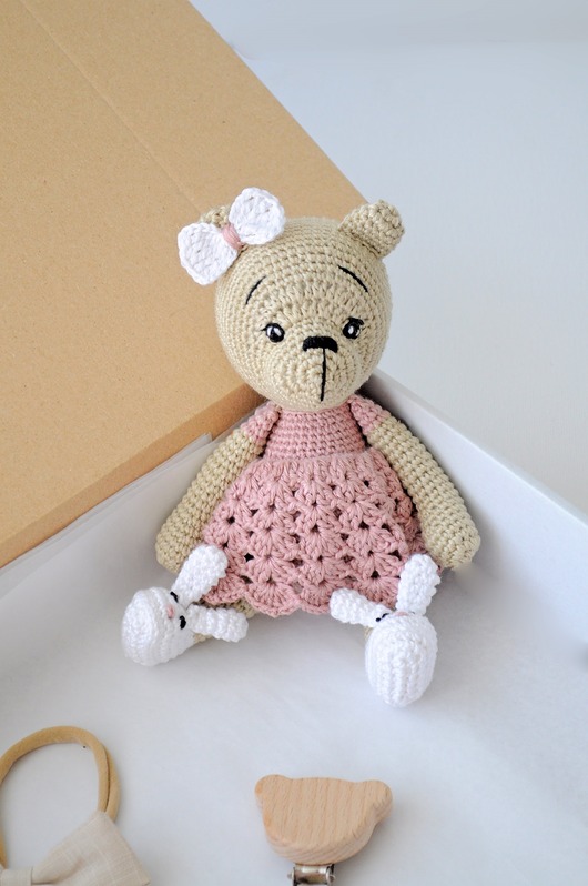 pokój dziecka - różne Śpioch w dzierganej sukience