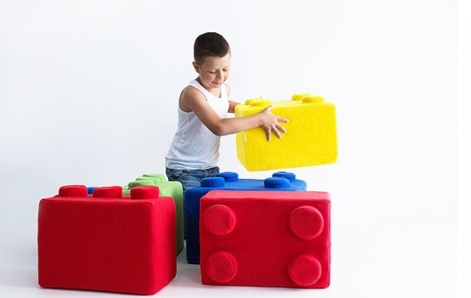pufa dla dziecka Puffka LEGO