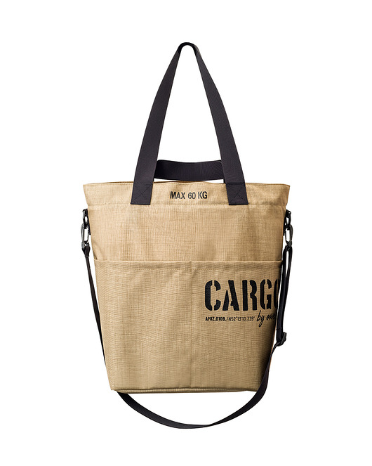 Torba medium vintage gold z kieszeniami CARGO by OWEE
