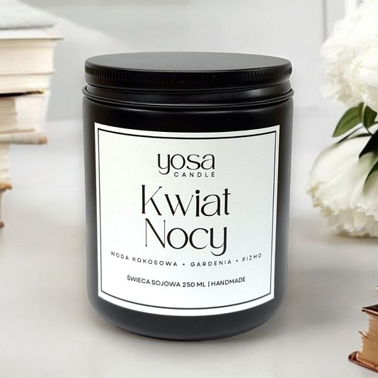 świece zapachowe Świeca Sojowa Kwiat Nocy 250ml