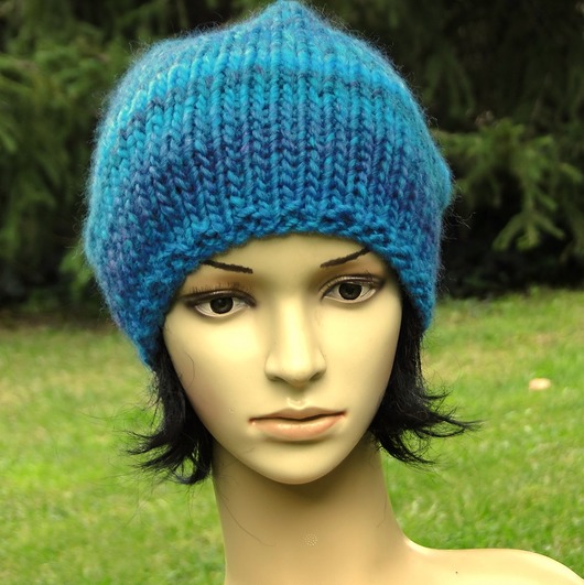 gruba laguna / czapa agat handmade
