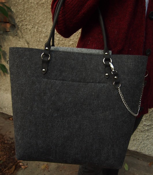 CHIC! Shopper Bag . Duża miejska torebka.  Zuza Kilanowicz