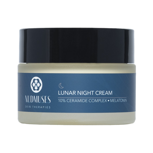 kremy do twarzy i pod oczy Lunar Night Cream z ceramidami i melatoniną