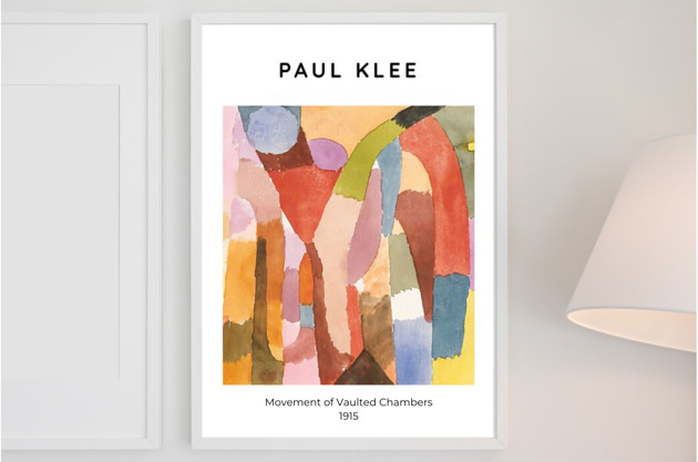 grafiki i ilustracje PLAKAT Paul Klee, plakat abstrakcyjny