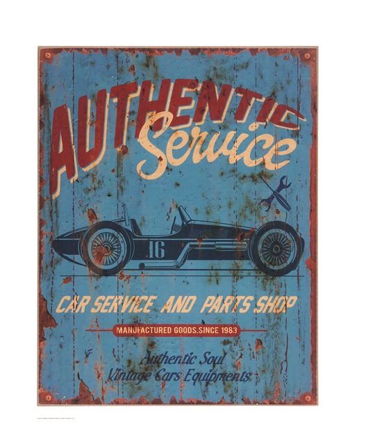 Szyld ścienny Authentic Service MIA home