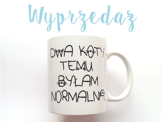 Kubek DWA KOTY TEMU FarrowDesign