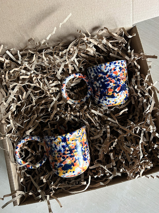 kubki Zestaw prezentowy 2 kubki do espresso