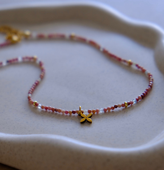 chokery Naszyjnik Choker Love Vibration