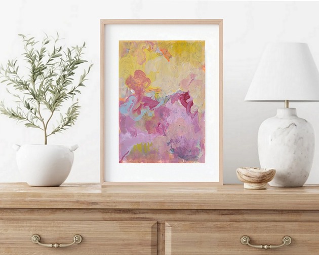 obrazy Abstrakcja nr 02 kolekcja NEON, rozmiar A4