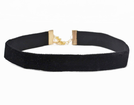 Choker Black Velvet -16mm- naszyjnik aksamitka ZOKO STORE