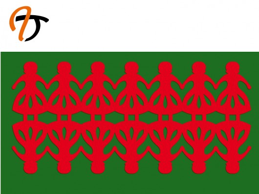 Bieżnik - wycinanka w świątecznej cenie AT design