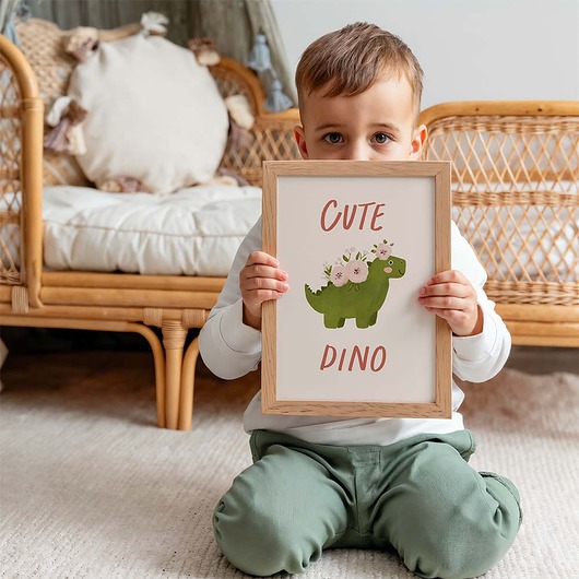 obrazy i plakaty do pokoju dziecięcego Plakat Dino - Plakaty Na Ścianę Dla Dzieci