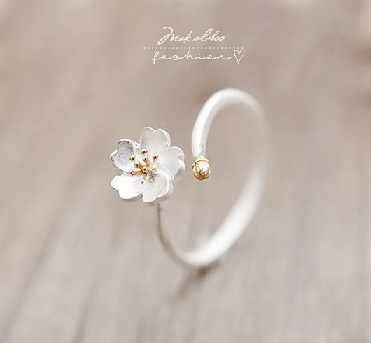 Sakura- Makaliboo  - SREBRO 925 -BOX Ewa Saj  Silver