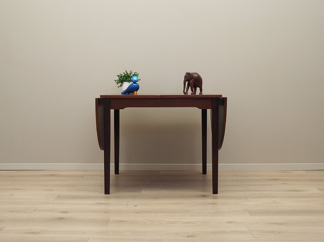 stoły Stół mahoniowy, duński design, lata 70, produkcja: Dania