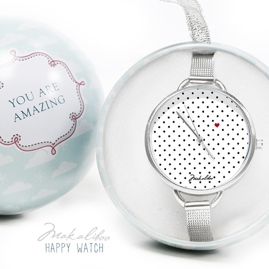 Love Dots Biały w opakowaniu Makaliboo